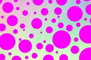 Colorful polka dot backdrop and background photo