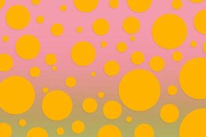 Colorful polka dot backdrop and background photo