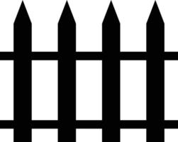 Fence icon vector isolated on a white background