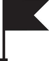 Flag icon symbol vector image. Illustration of the waving flag location design image. EPS 10.