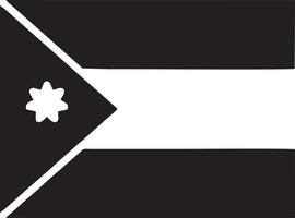 Flag icon symbol vector image. Illustration of the waving flag location design image. EPS 10.