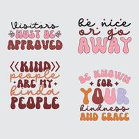 Kindness quotes  t-shirt design vector