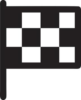 Flag icon symbol vector image. Illustration of the waving flag location design image. EPS 10.