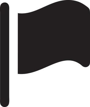Flag icon symbol vector image. Illustration of the waving flag location design image. EPS 10.