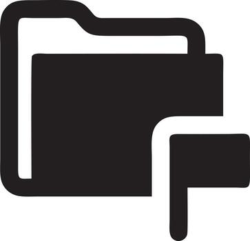 Flag icon symbol vector image. Illustration of the waving flag location design image. EPS 10.