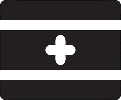 Flag icon symbol vector image. Illustration of the waving flag location design image. EPS 10.