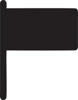 Flag icon symbol vector image. Illustration of the waving flag location design image. EPS 10.