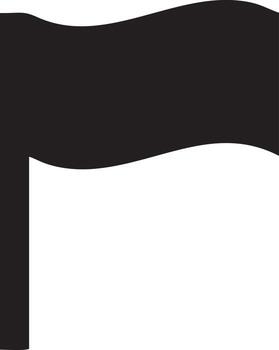 Flag icon symbol vector image. Illustration of the waving flag location design image. EPS 10.