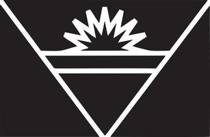 Flag icon symbol vector image. Illustration of the waving flag location design image. EPS 10.