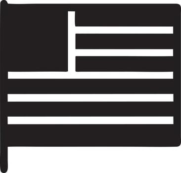 Flag icon symbol vector image. Illustration of the waving flag location design image. EPS 10.