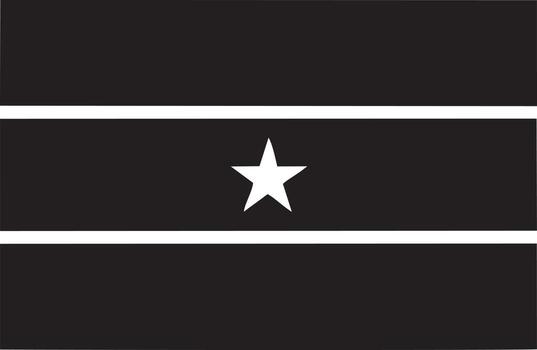 Flag icon symbol vector image. Illustration of the waving flag location design image. EPS 10.