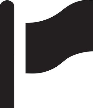 Flag icon symbol vector image. Illustration of the waving flag location design image. EPS 10.