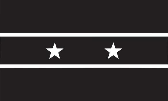 Flag icon symbol vector image. Illustration of the waving flag location design image. EPS 10.