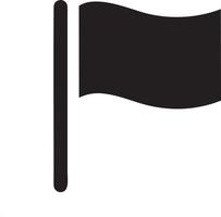 Flag icon symbol vector image. Illustration of the waving flag location design image. EPS 10.