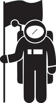 Flag icon symbol vector image. Illustration of the waving flag location design image. EPS 10.