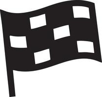 Flag icon symbol vector image. Illustration of the waving flag location design image. EPS 10.