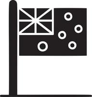 Flag icon symbol vector image. Illustration of the waving flag location design image. EPS 10.