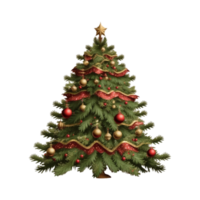 hermosa Navidad elementos con Navidad arboles png