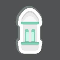 Icon Adhan. related to Eid Al Fitr symbol. islamic. ramadhan. simple illustration vector