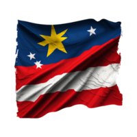 Waving flag of vietnam and usa png