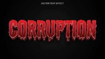 scary and extreme 3D text effects vector files