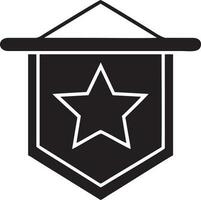 Flag icon symbol vector image. Illustration of the waving flag location design image. EPS 10.
