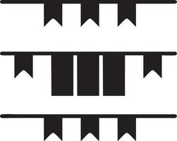Flag icon symbol vector image. Illustration of the waving flag location design image. EPS 10.