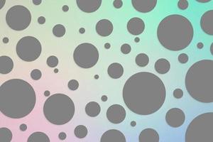 Colorful polka dot backdrop and background photo