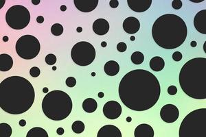 Colorful polka dot backdrop and background photo