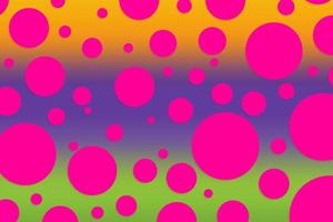 Colorful polka dot backdrop and background photo