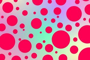 Colorful polka dot backdrop and background photo