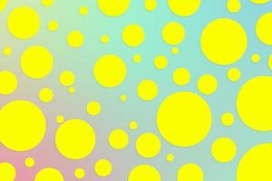 Colorful polka dot backdrop and background photo