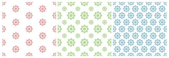 Set of Happy Labor Day Seamless Pattern Design Illustration with Different Professions in Template Hand Drawn vector