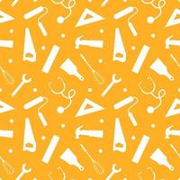 Happy Labor Day Seamless Pattern Design Illustration with Different Professions in Template Hand Drawn vector
