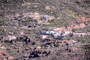 Scenic mountain landscape photo