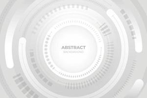 White Abstract Technology Background vector