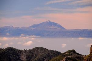 Scenic mountain landscape photo