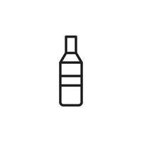 bottle icon vector for Icon Website, UI Essential, Symbol, Presentation