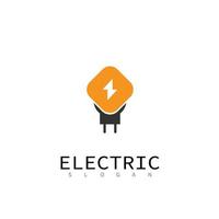 lamp electric idea light technology isolated vector