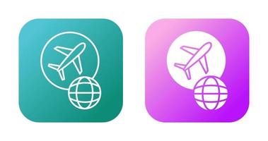 Global Flights Vector Icon