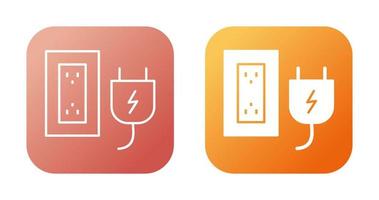 Plug and Socket Vector Icon