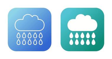 Rain Vector Icon