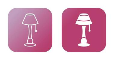 Lamp with stand Vector Icon