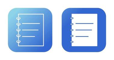 Notepad Vector Icon