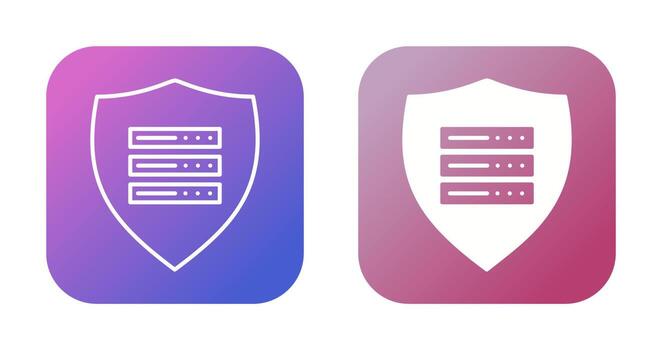 Secure Server Vector Icon