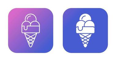 icono de vector de helado