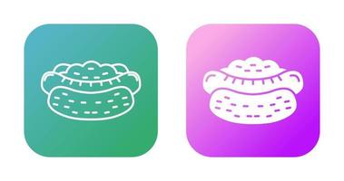 Hot Dog Vector Icon