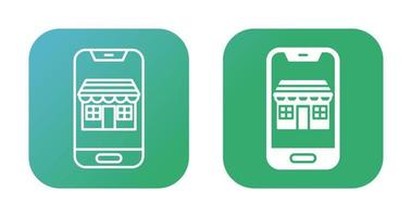 Mobile Store Vector Icon