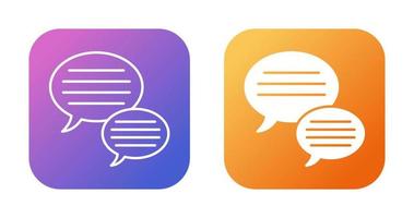 Speech Bubble Vector Icon