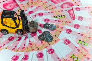 Yuan or RMB, Chinese Currency and coin photo